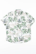 Green Car and Boards Vintage Hawaiian