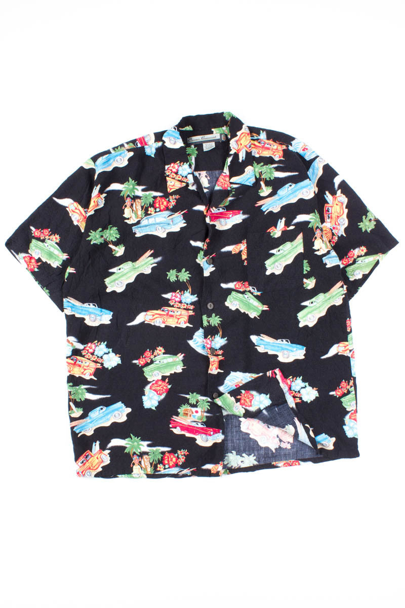 Cars and Surf Vintage Hawaiian