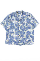 Pink Beach Palms Vintage Hawaiian