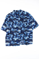 Blue Cars Vintage Hawaiian