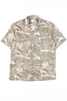 Light Brown Vintage Hawaiian