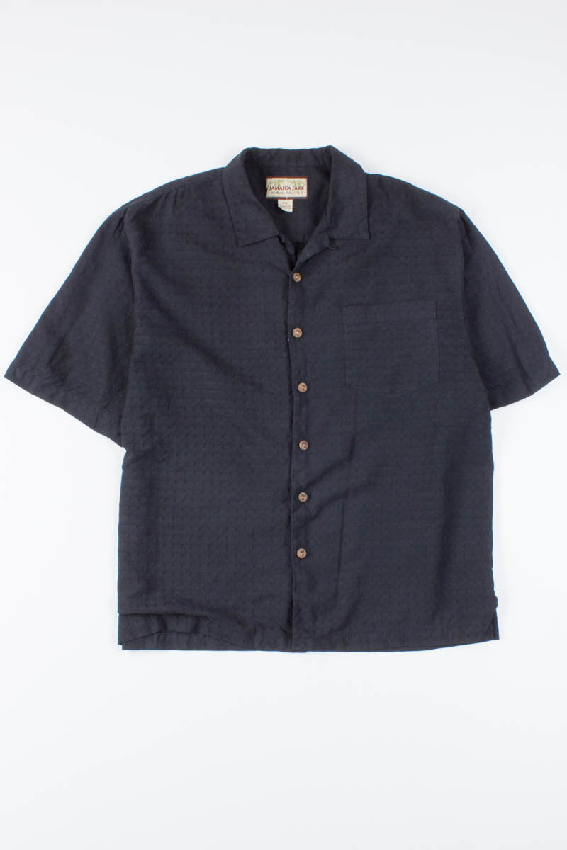 Textured Black Vintage Hawaiian
