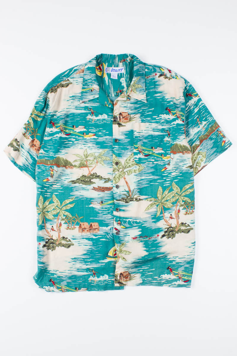 Aqua Surf Vintage Hawaiian