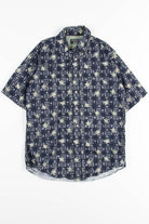 Blue Checkered Vintage Hawaiian