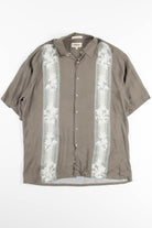 Brown Bowling Striped Vintage Hawaiian 1
