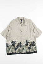 Printed Palms Vintage Hawaiian