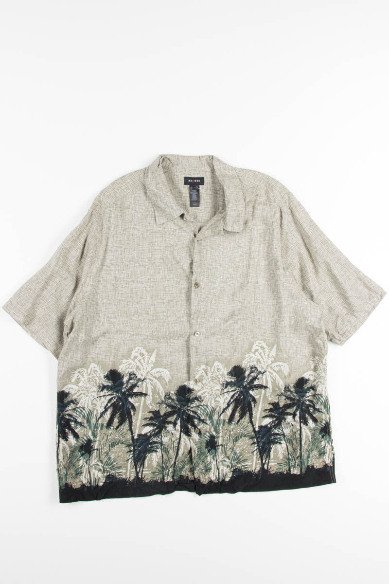 Printed Palms Vintage Hawaiian
