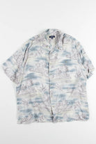 Pastel Village Vintage Hawaiian