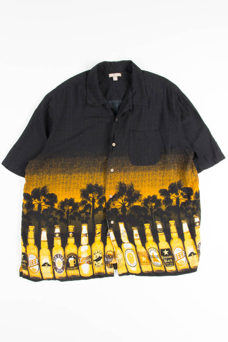 Yellow Bottles Vintage Hawaiian