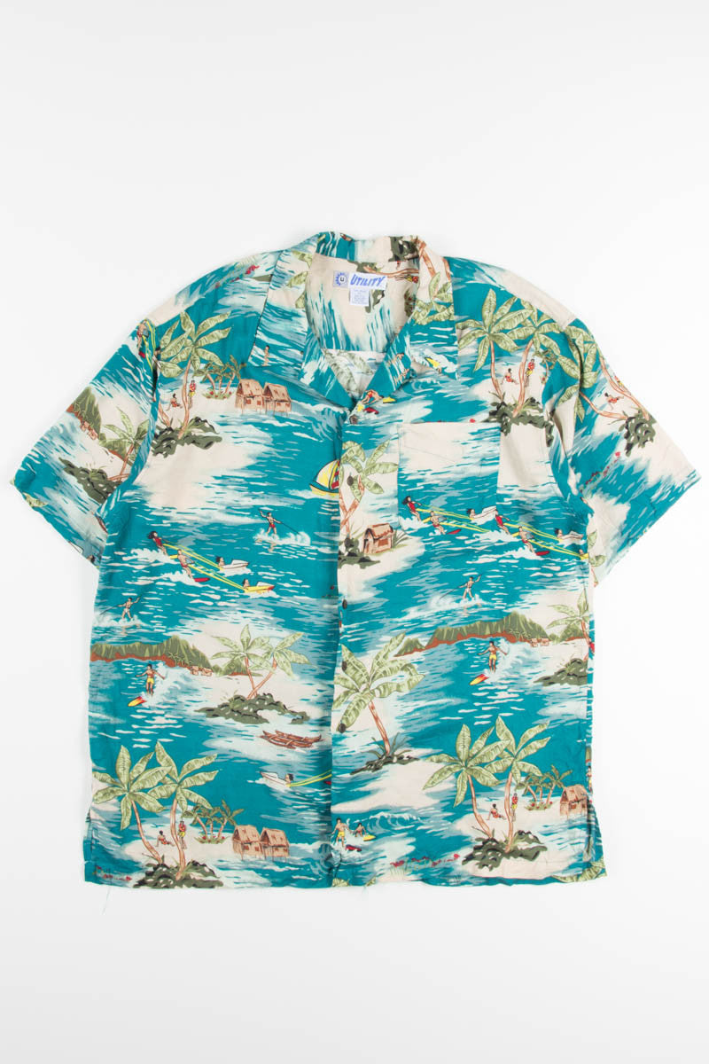 Beach Activities Vintage Hawaiian