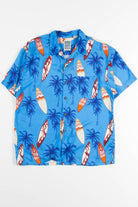Blue Surfboard Vintage Hawaiian 1