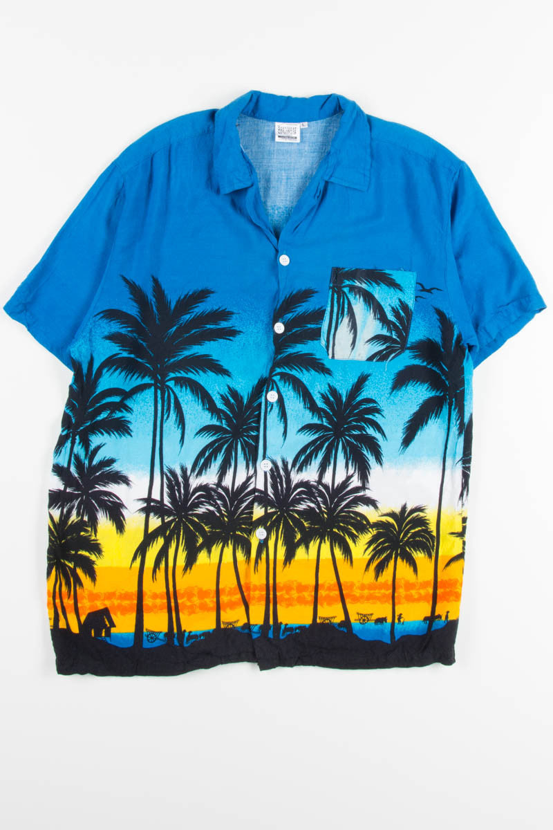 Blue Sunset Vintage Hawaiian 2