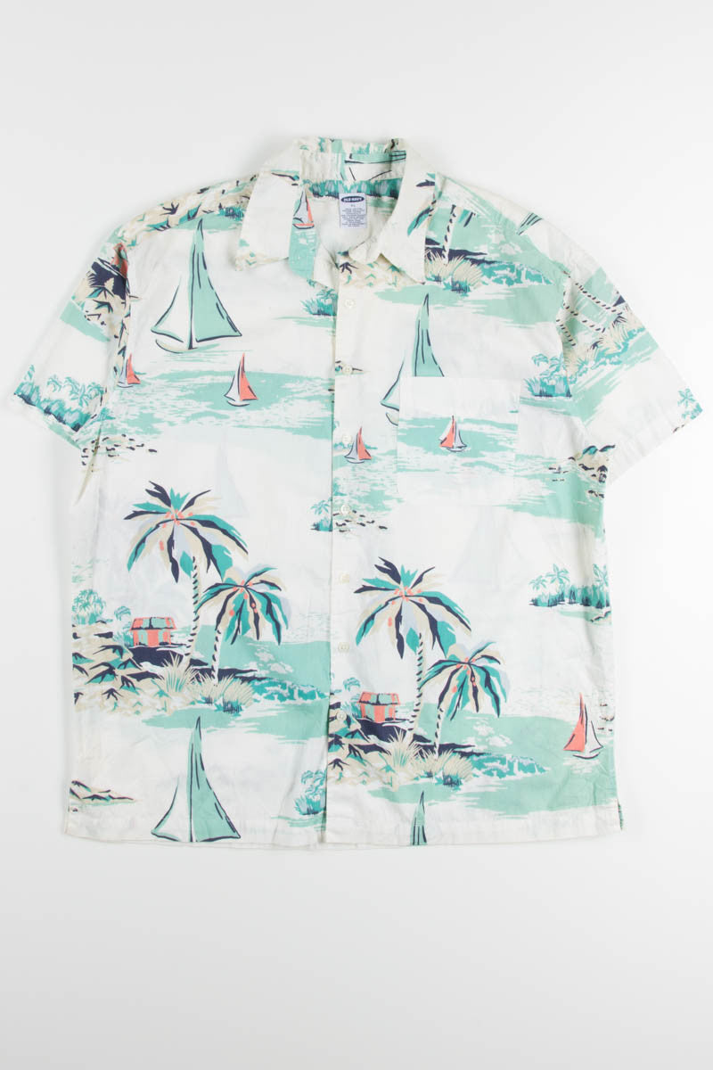 Large Beach Vintage Hawaiian