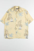 Yellow Sailboat Vintage Hawaiian 1