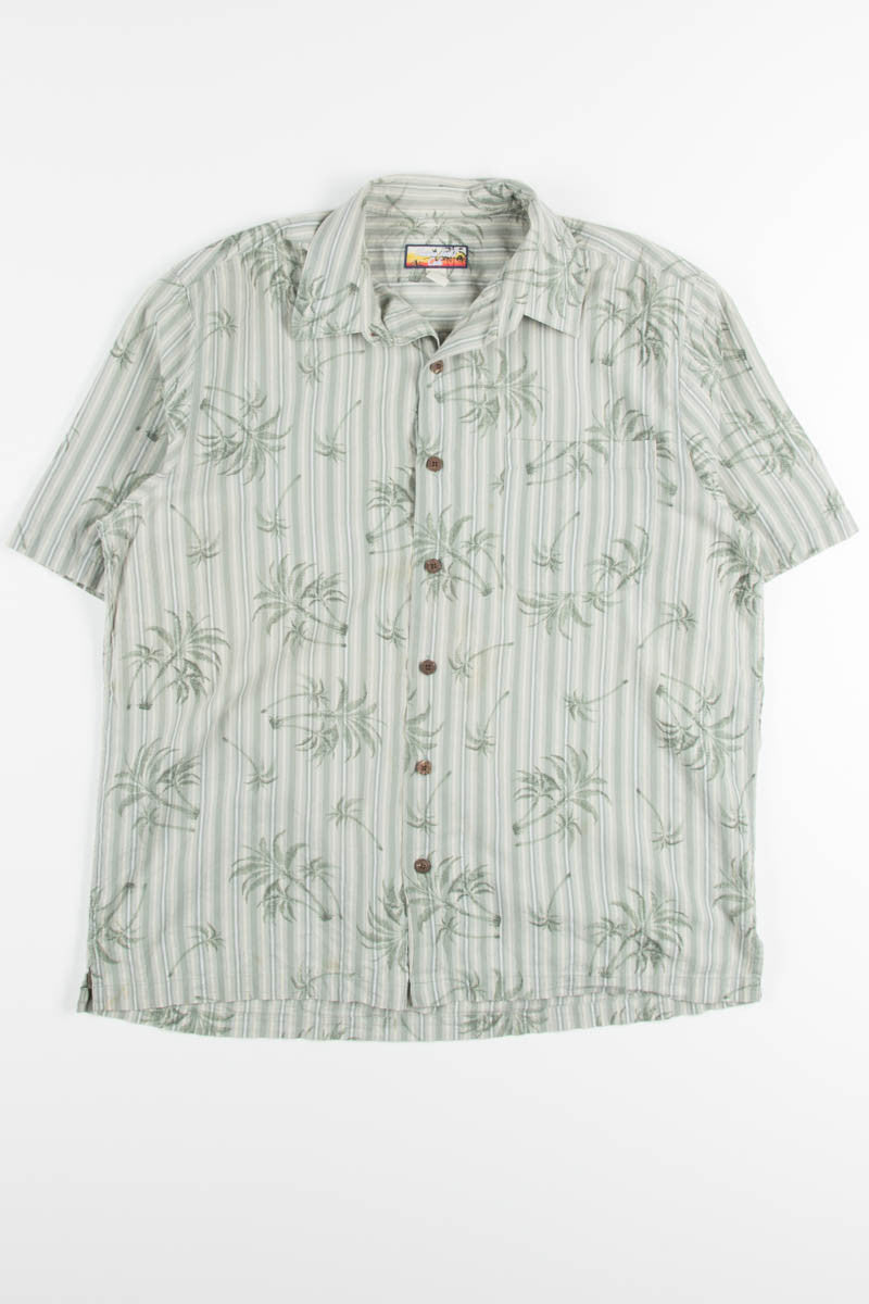 Striped Palm Vintage Hawaiian