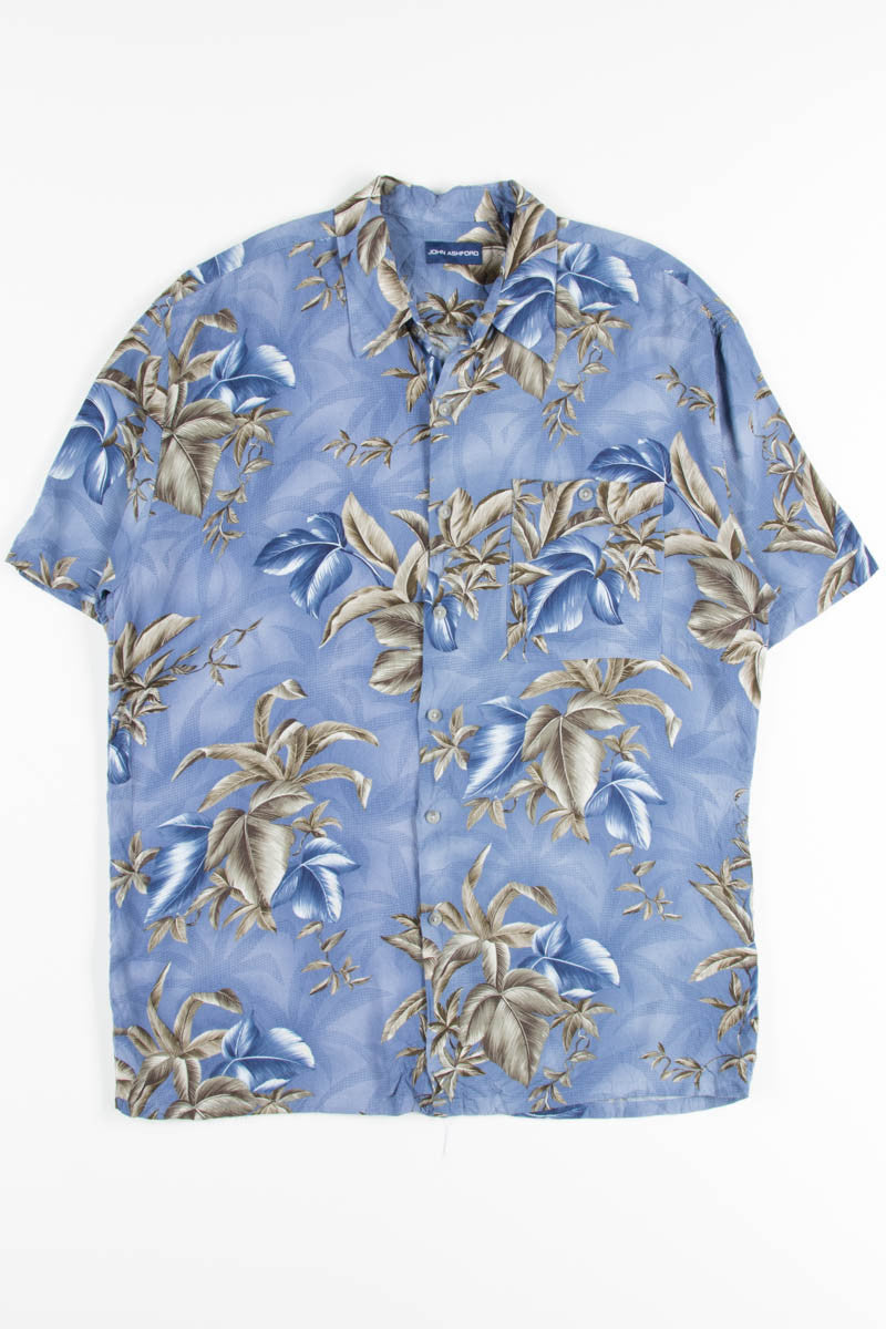 Blue Leaves Vintage Hawaiian 1