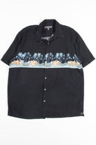 Black Floral Vintage Hawaiian 2