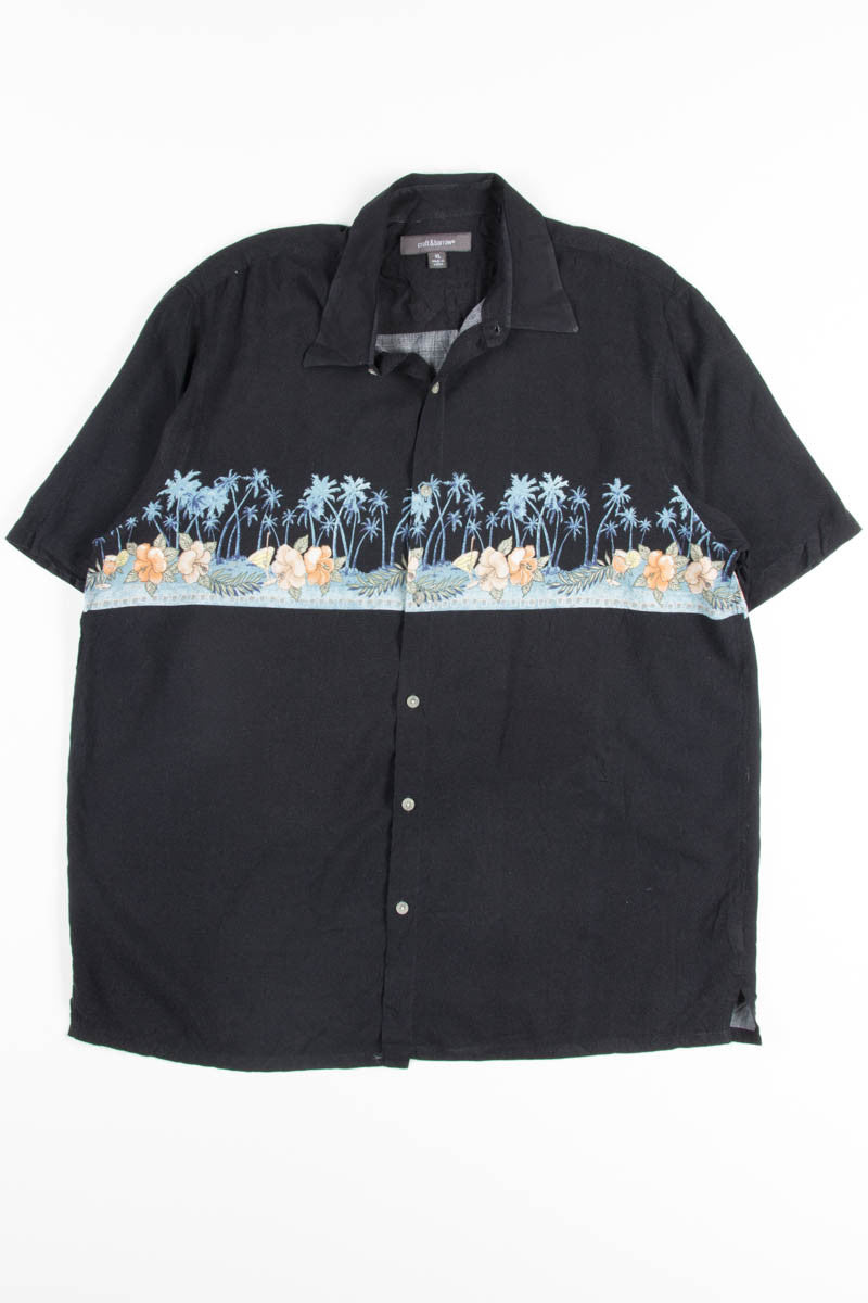 Black Floral Vintage Hawaiian 2
