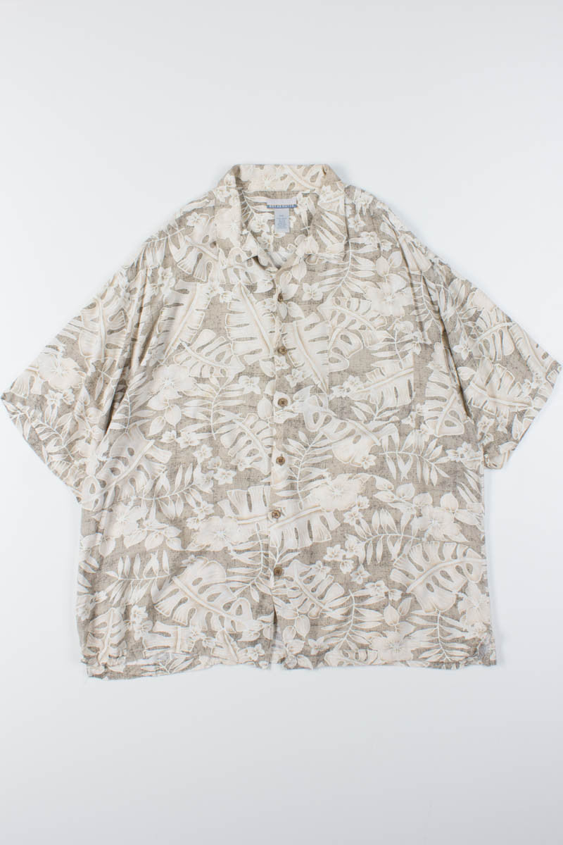 White & Grey Vintage Hawaiian