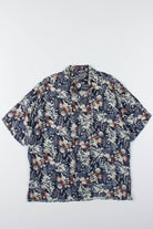 Navy & Red Vintage Hawaiian