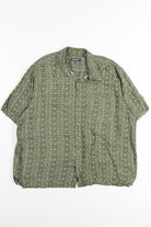 Green Checkered Vintage Button up Shirt 1