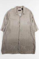 Grey Ombre Palm Tree Vintage Hawaiian