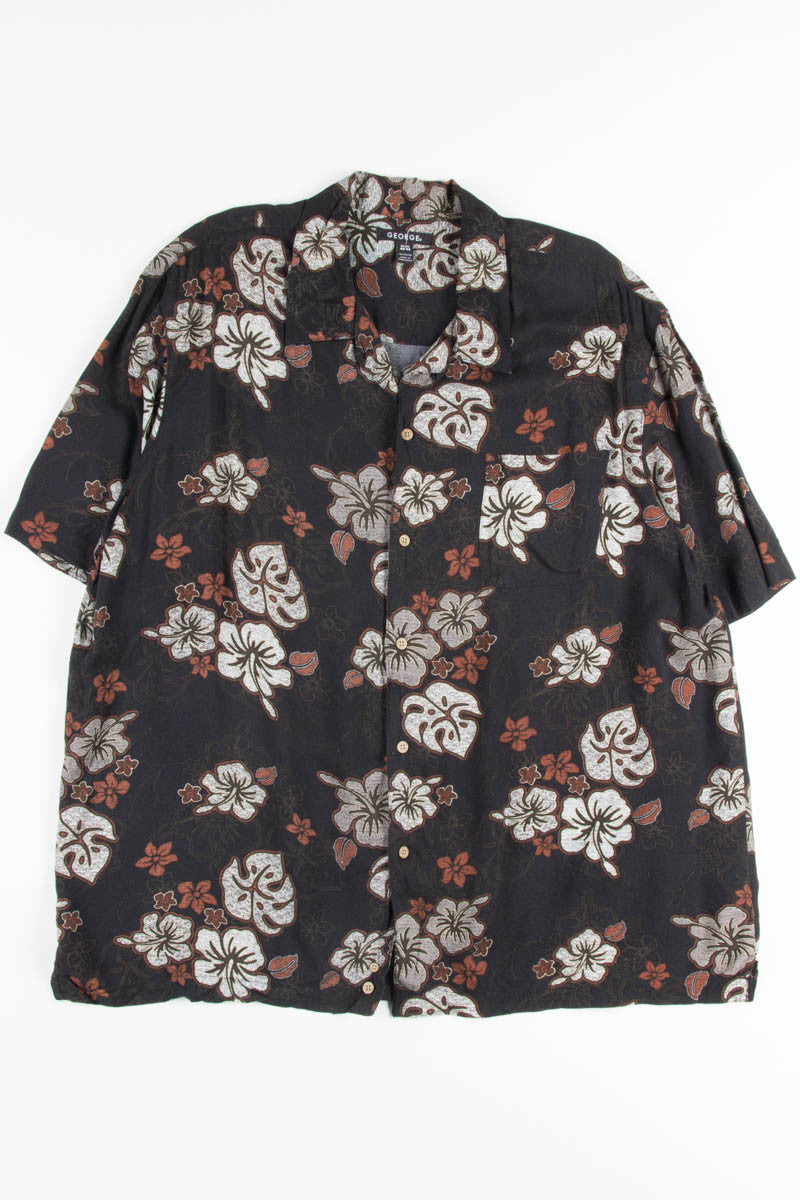 Black Floral Vintage Hawaiian 3