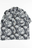 Black Floral Vintage Hawaiian 5