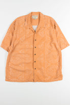 Orange Abstract Vintage Hawaiian