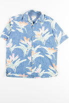Blue Birds of Paradise Vintage Hawaiian