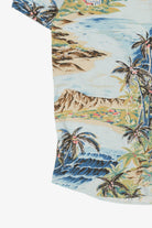 Light Blue Southern Tide Reyn Spooner Hawaiian Button Up Shirt (2010s)