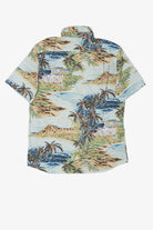 Light Blue Southern Tide Reyn Spooner Hawaiian Button Up Shirt (2010s)