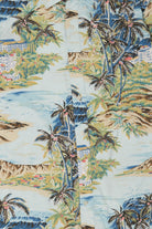 Light Blue Southern Tide Reyn Spooner Hawaiian Button Up Shirt (2010s)