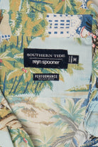 Light Blue Southern Tide Reyn Spooner Hawaiian Button Up Shirt (2010s)