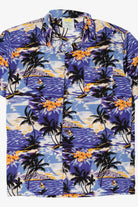 Banana Bay Tropical Hawaiian Button Up Shirt