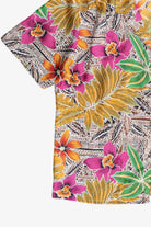 Vintage Notations Silky Button Up Hawaiian Shirt (1990s)