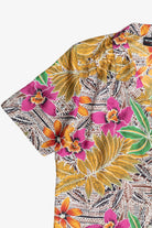 Vintage Notations Silky Button Up Hawaiian Shirt (1990s)