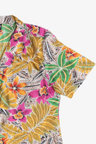 Vintage Notations Silky Button Up Hawaiian Shirt (1990s)