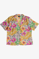Vintage Notations Silky Button Up Hawaiian Shirt (1990s)