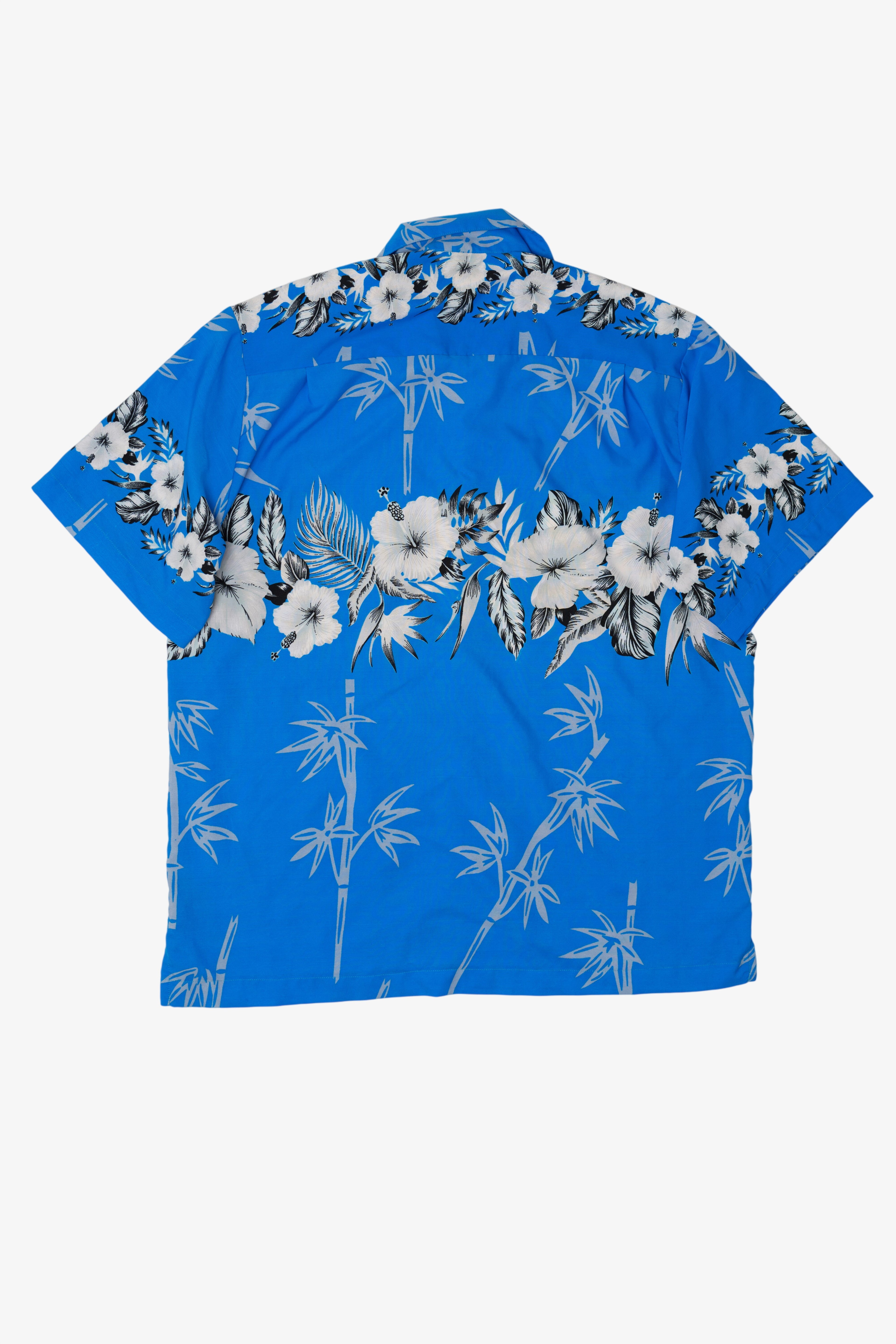 Blue Alvish Hawaiian Button Up Shirt