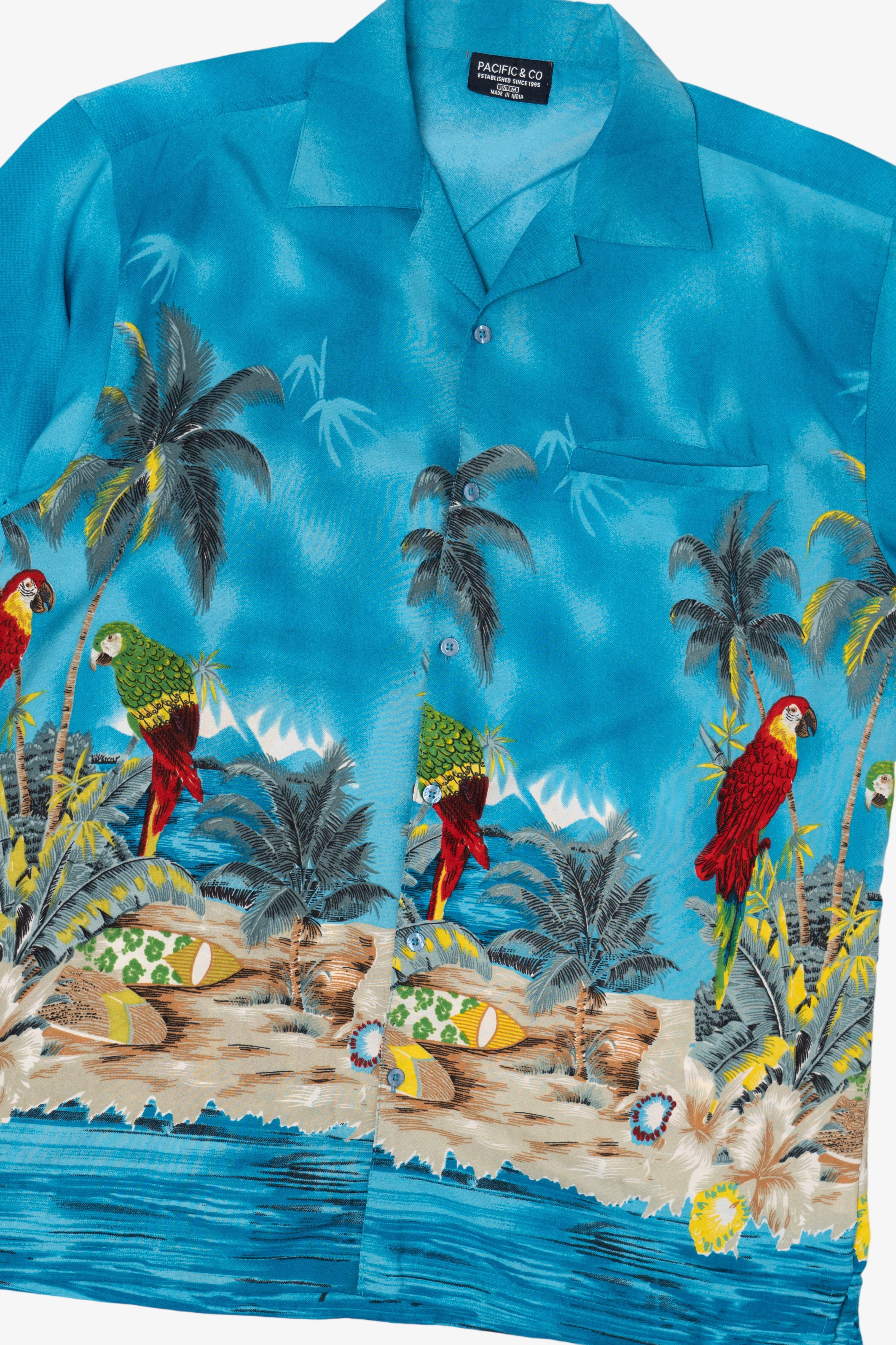 Pacific & Co. Tropical Hawaiian Button Up Shirt (2010s)