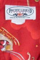 Santa & Reindeer Hawaiian Button Up Shirt (2010s)