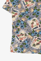 Vintage Blue Hawaii Button Up Hawaiian Shirt (1990s)