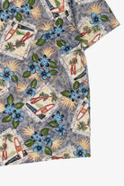 Vintage Blue Hawaii Button Up Hawaiian Shirt (1990s)
