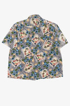 Vintage Blue Hawaii Button Up Hawaiian Shirt (1990s)