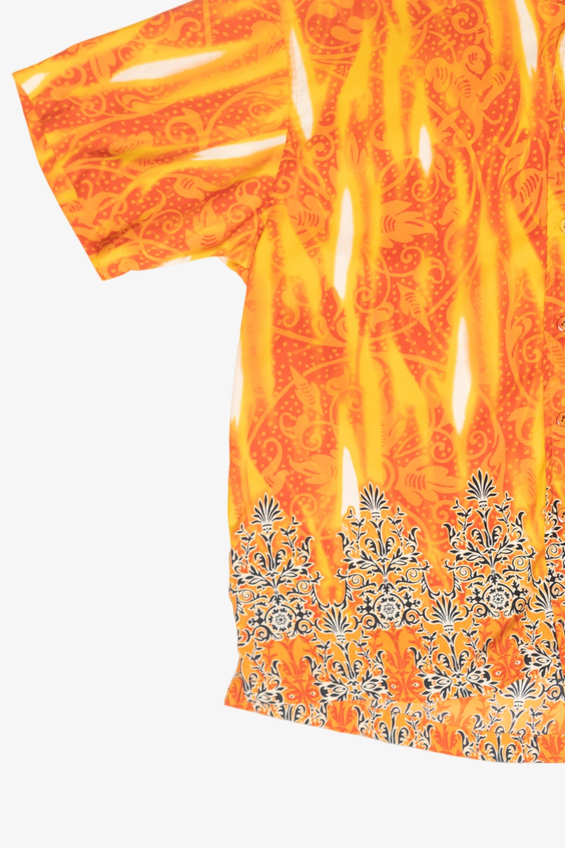 Vintage No Boundaries Ornamental Hawaiian Shirt (2000s)