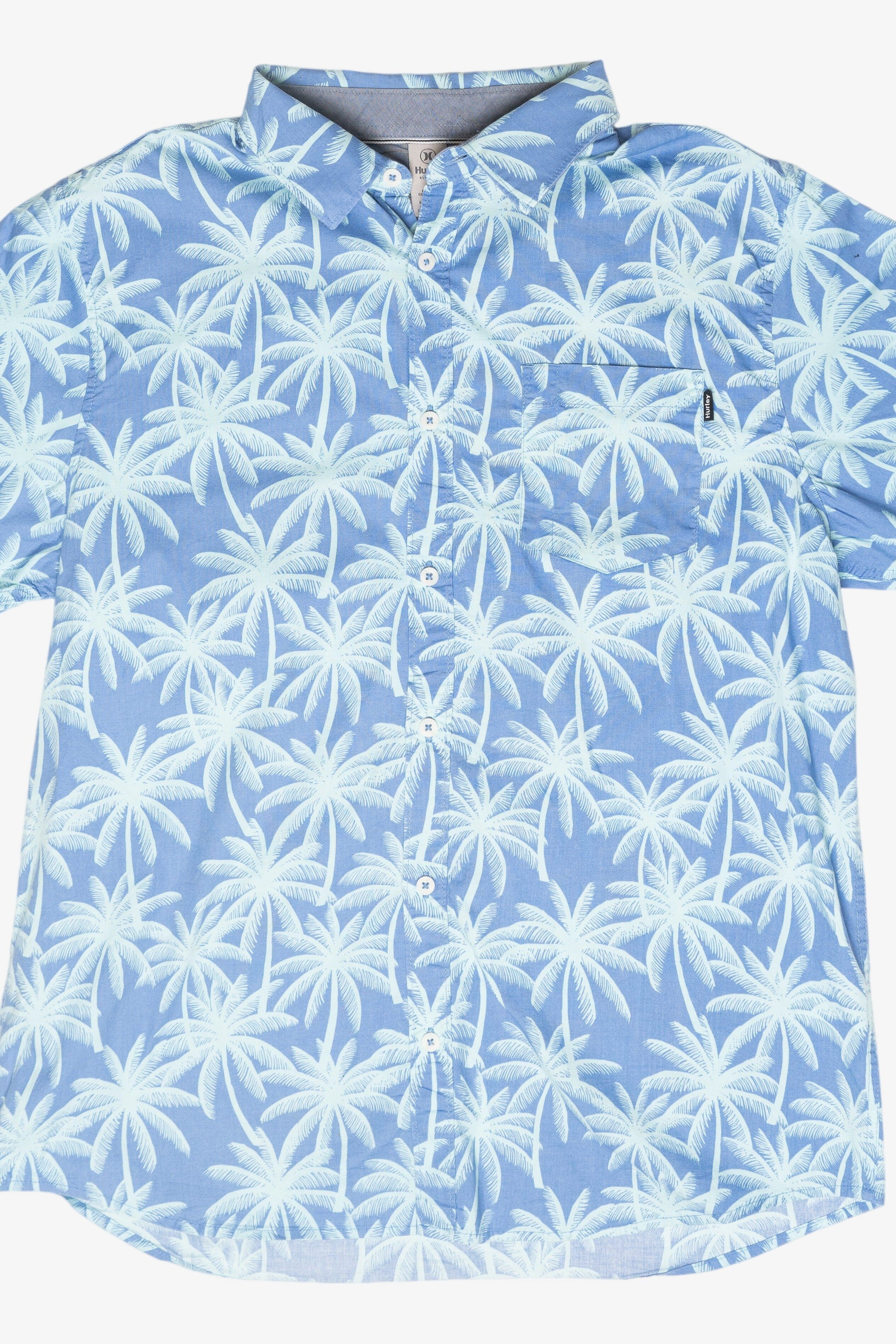 Vintage Hurley Palms Hawaiian Shirt (2000s)