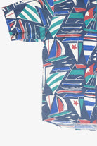 Vintage Impact Sailboats Hawaiian Shirt (1980s)