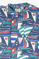 Vintage Impact Sailboats Hawaiian Shirt (1980s)