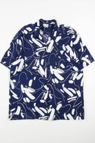 Vintage Paint Strokes Hawaiian Shirt 1993